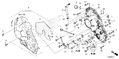 RIGHT CRANKCASE COVER