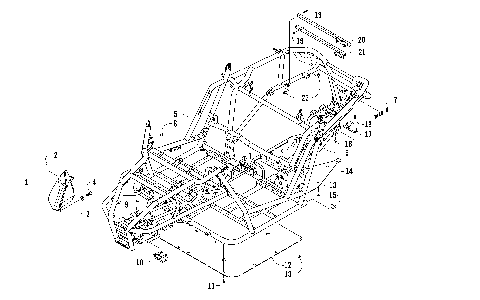 FRAME, HEADLIGHTS, AND RELATED PARTS [98531]