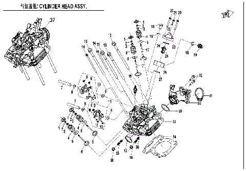 CYLINDER HEAD ASSY (ORDINARY)