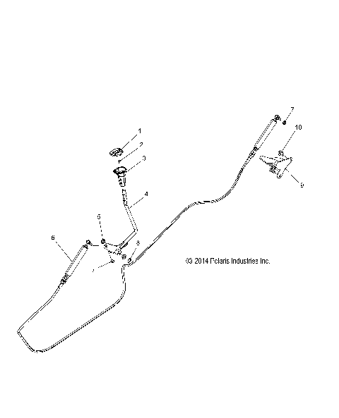 DRIVE TRAIN, GEAR SELECTOR - R17RVE99NY (49OSPSLEVER15DSL)