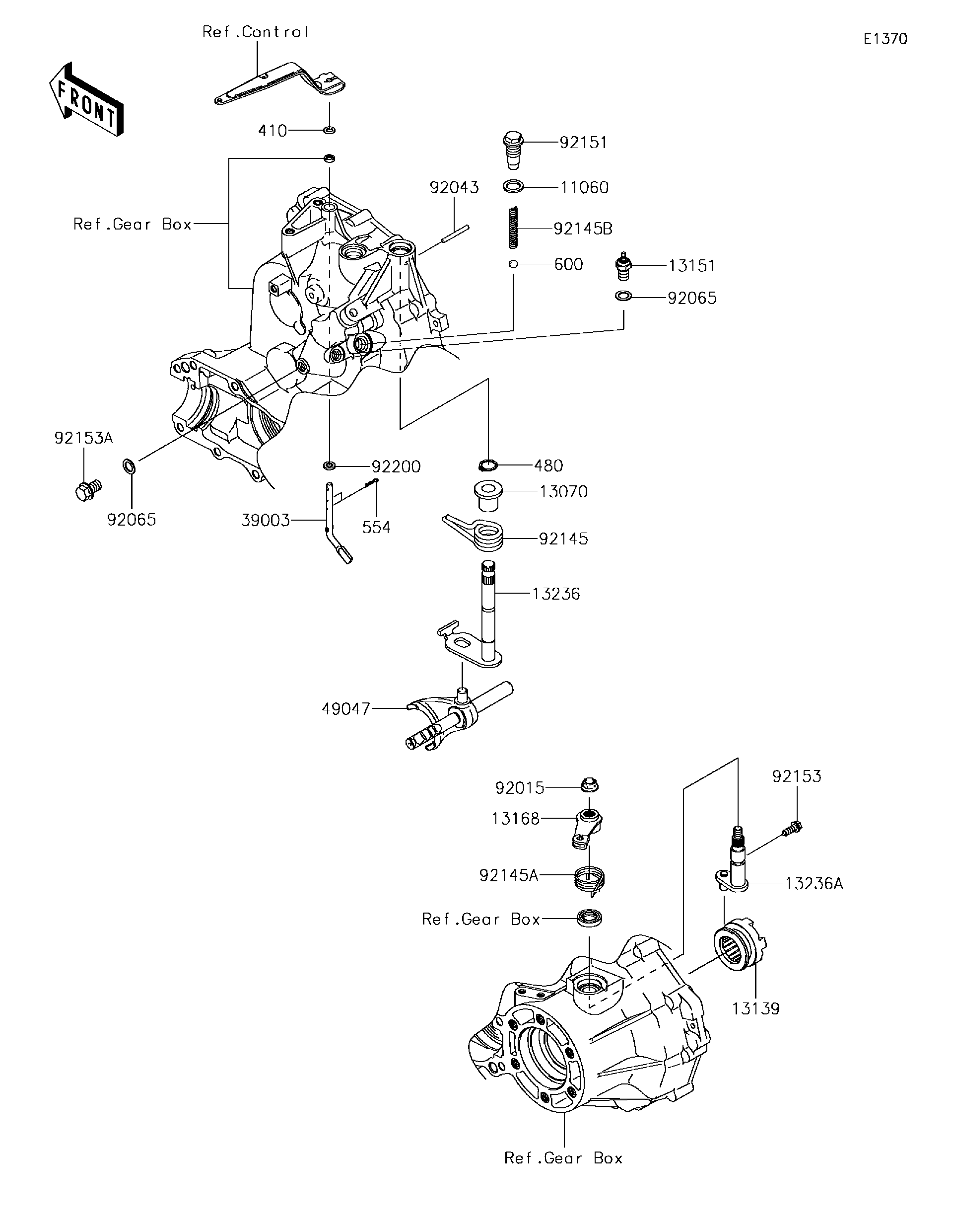 2019 Kawasaki MULE SX Gear Change Mechanism Utility Vehicles