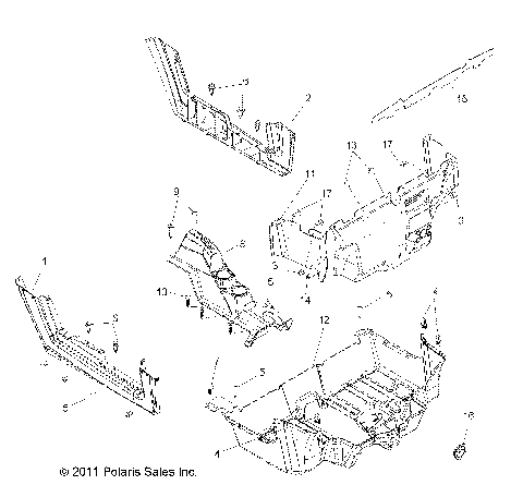 BODY, FLOOR and ROCKER PANELS - Z16VHA57A2/EAK/AS (49RGRFLOOR12RZR600)
