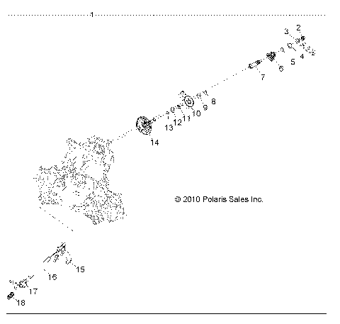 DRIVE TRAIN, MAIN GEARCASE SHIFT FORKS - R14TH90DG (49RGRFORKS11DCREW)
