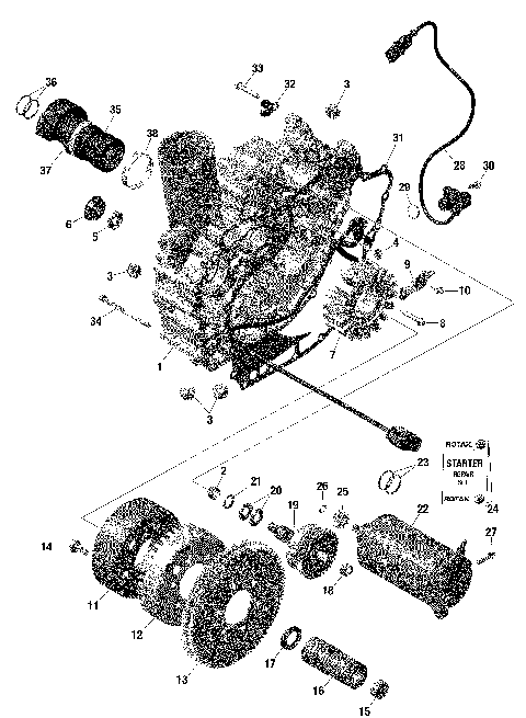 10- Electric - Magneto And Starter -  1630 SCIC