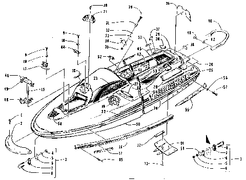 HULL AND DECK ASSEMBLY [72576]