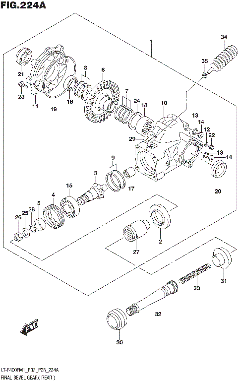 FINAL BEVEL GEAR (REAR)