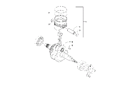 CRANKSHAFT AND PISTON ASSEMBLY [303520]