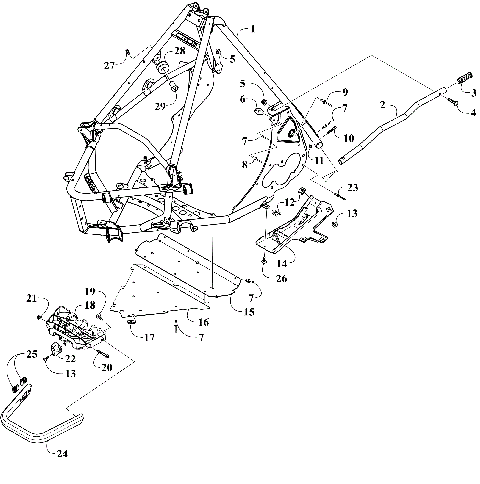 CHASSIS - FRONT FRAME [111270]