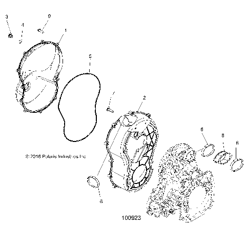 BODY, CLUTCH COVER AND BOOTS - A19SXN85A8 [100923]