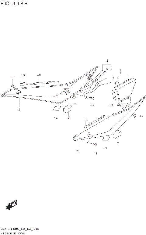 SIDE LOWER COVER (GSX-R1000RA)