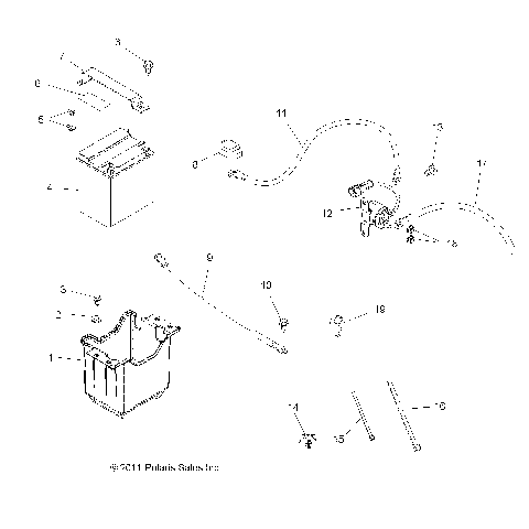 ELECTRICAL, BATTERY - A15S6A76FA (49ATVBATTERY126X6)