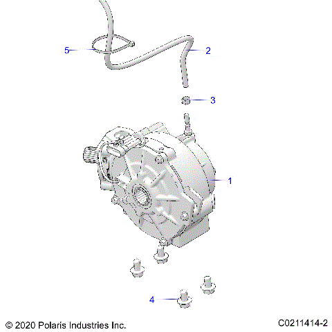 DRIVE TRAIN, FRONT GEARCASE MOUNTING - A24SEE57A1/A3/A6/A9/B1/B3/B6/B9 (C0211414-2)