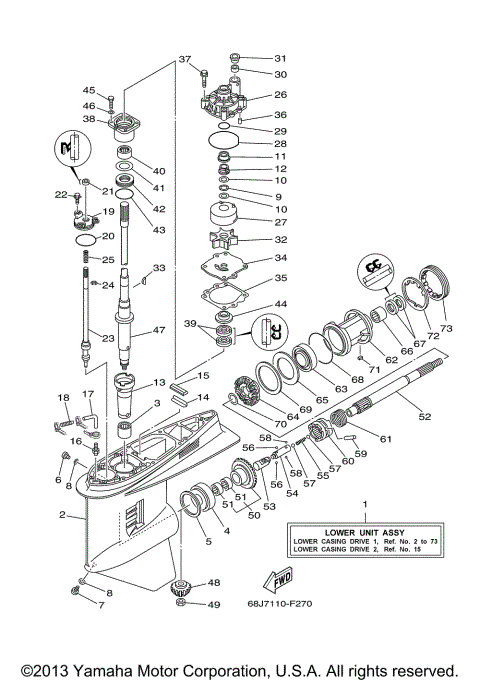LOWER CASING DRIVE 1