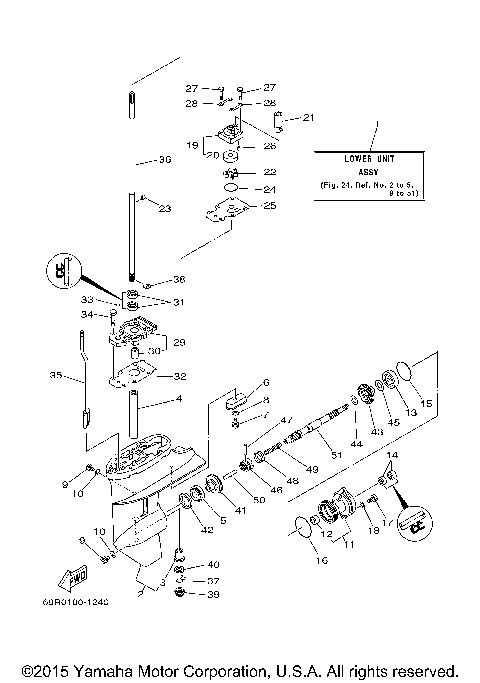 LOWER CASING DRIVE 1