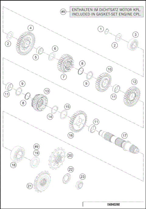 TRANSMISSION II - COUNTERSHAFT