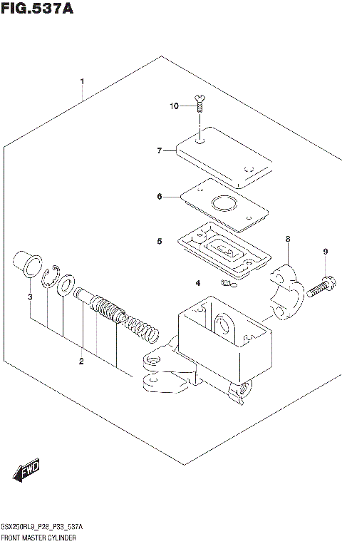 FRONT MASTER CYLINDER