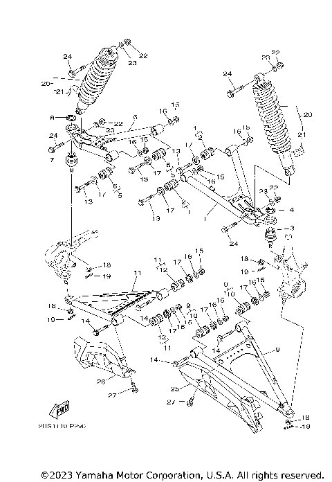 FRONT SUSPENSION & WHEEL