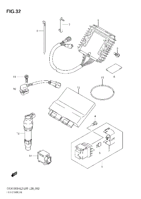 ELECTRICAL (GSX1300R L2 E03)