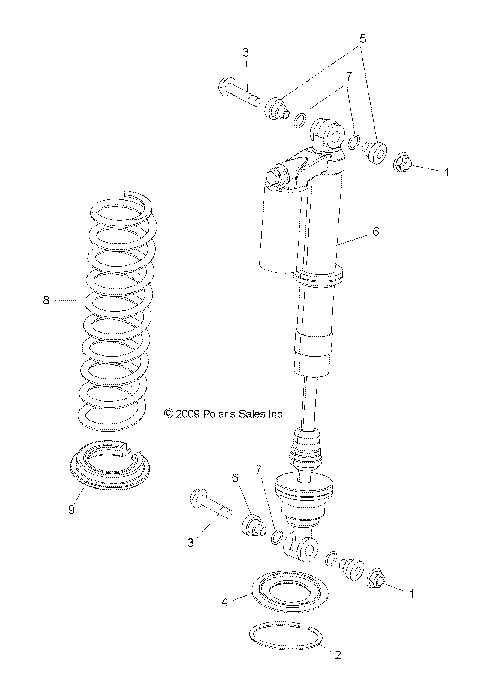 SUSPENSION, FRONT SHOCK MOUNTING - R10XH76AA (49RGRSHOCKMTG10RZRS4)
