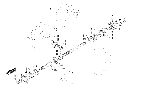 SECONDARY DRIVE ASSEMBLY [89088]