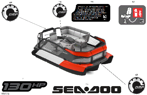 03- DECALS - Feature Decals - 130HP - Base Package