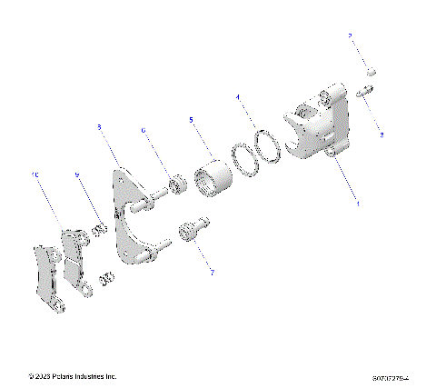 BRAKES, REAR CALIPER