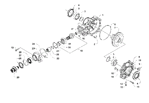REAR DRIVE GEARCASE ASSEMBLY [301319]