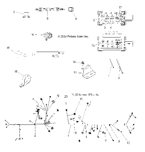 ELECTRICAL, HARNESS - A09ZN85FL/8CFL (49ATVHARNESS09SPXP850FL)