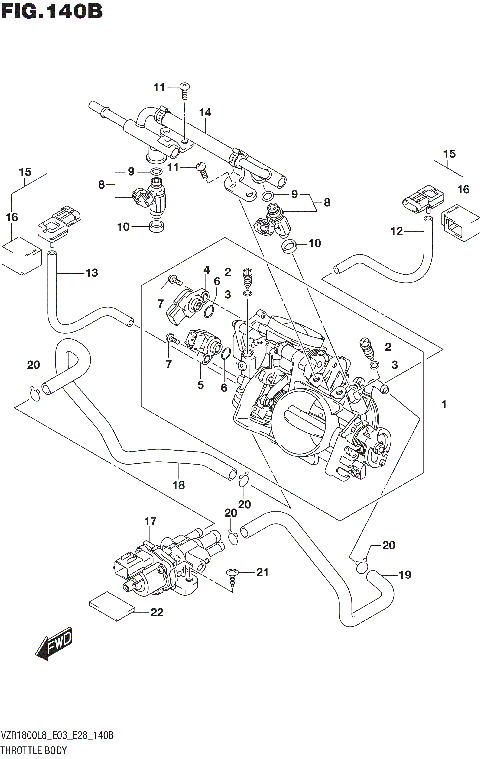 THROTTLE BODY (VZR1800BZL8 E03)