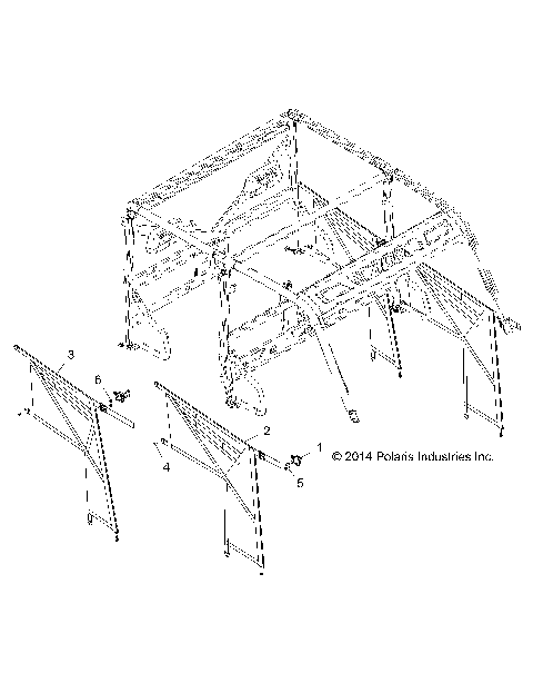 BODY, SIDE NETS - R15RUA57AA/E57AC (49RGRNETS15FSCRW)