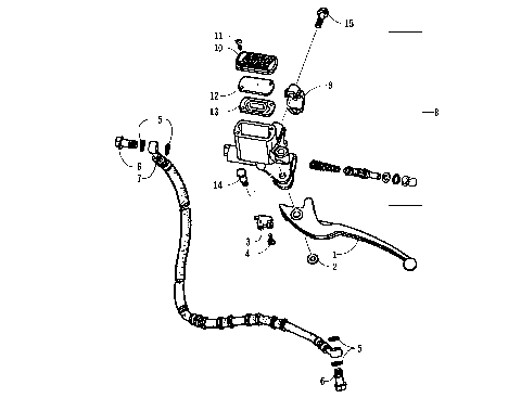 HYDRAULIC HAND BRAKE ASSEMBLY [90937]