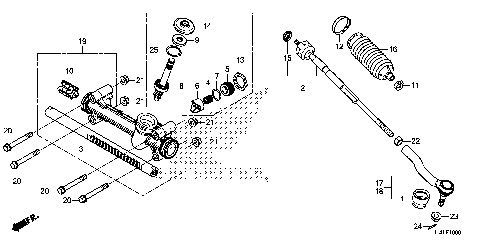 STEERING GEAR BOX@TIE ROD