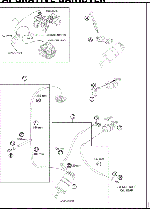 EVAPORATIVE CANISTER 