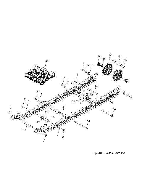 SUSPENSION, REAR (155 Inch) - S15CM6 ALL OPTIONS (49SNOWSUSPRR13155RMK)