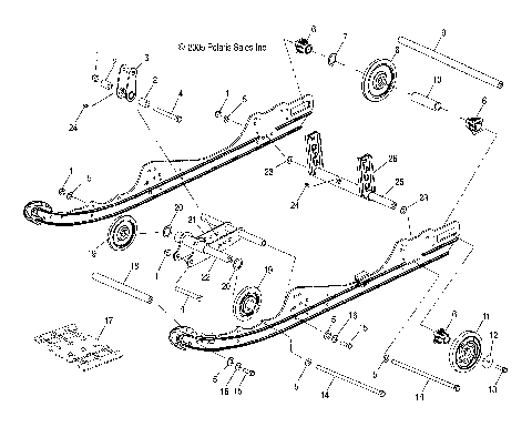 SUSPENSION, REAR - S07NP5CS/CE (4997259725B08)