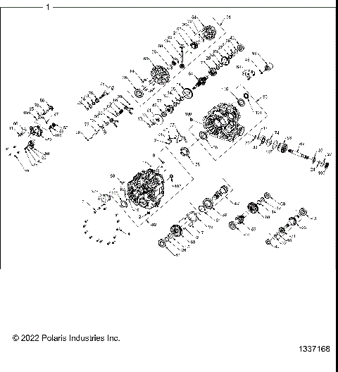 DRIVE TRAIN, MAIN GEARCASE INTERNALS - R24E3GC4FD/SC4CD/ED/SC4FD (1337168)