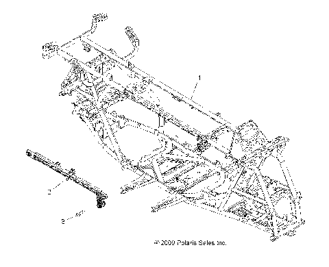 CHASSIS, MAIN FRAME - A10DX85AL/AF (49ATVFRAME10SPTRGEPS)