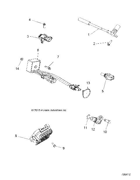 ELECTRICAL, SENSORS and MODULES - R16RUA/RUE/RVA/RVE ALL OPTIONS (700412)