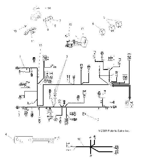 ELECTRICAL, HARNESSES - A09TN76AL/AX/AZ (49ATVHARNESS09SPX2800AL)