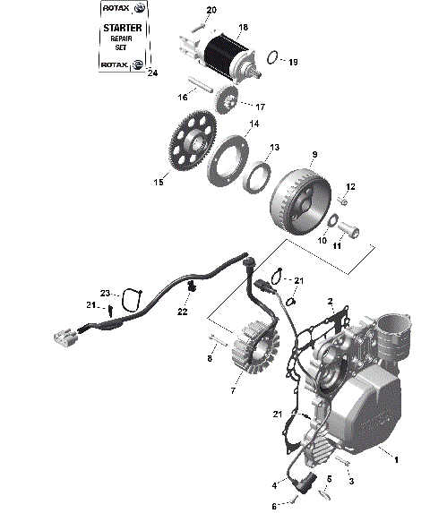 01- ROTAX - Magneto and Electric Starter
