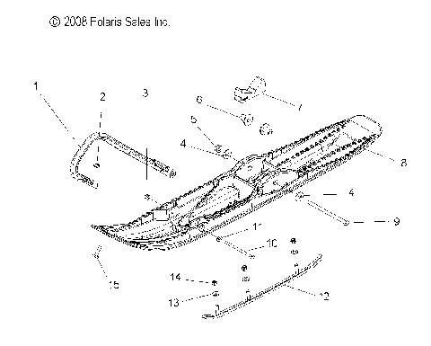 STEERING, SKI ASM. - S09MX6FE (49SNOWSKIASM09600RR)