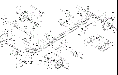 REAR SUSPENSION RAIL ASSEMBLY [108682]