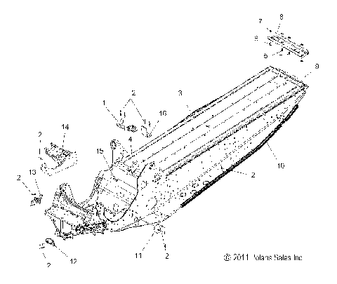 CHASSIS, ASM. - S12PR5BSA/BSL/PS5BSL/BEL (49SNOWCHASSIS12550136)