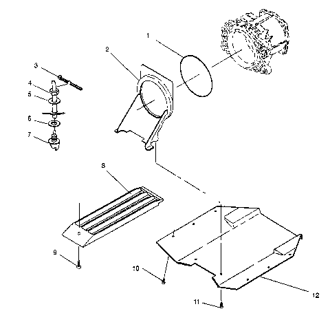 WATER INLET  SLX 780 B954287 (4933953395B010)