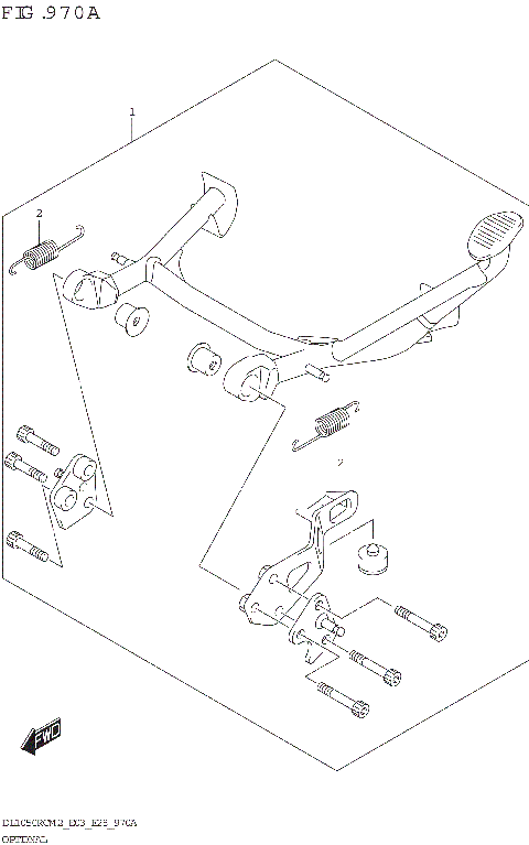 OPTIONAL (DL1050RQ)(CENTER STND)