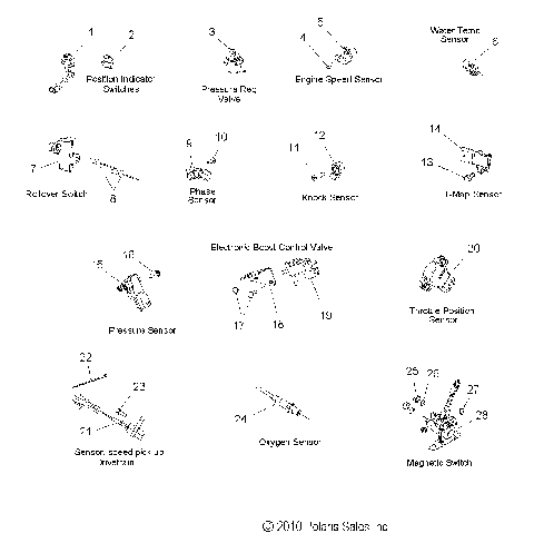 ELECTRICAL, SENSORS, SWITCHES and VALVES - S12PP7FSL (49SNOWSENSOR11FSTSBLX)