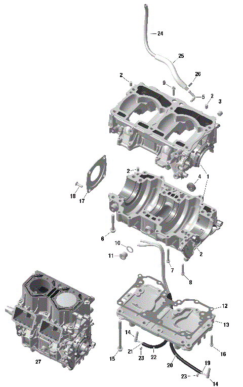 01- ROTAX - Crankcase