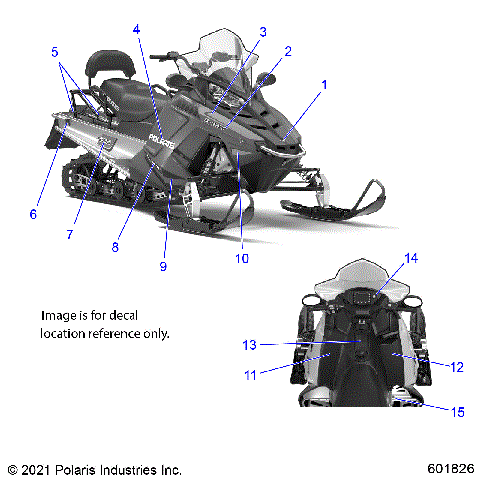 BODY, DECALS - S22CED5TSL/TSU (601826)