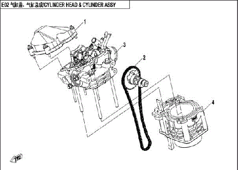 CYLINDER HEAD&CYLINDER ASSY.