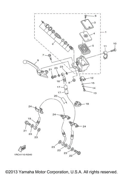 FRONT MASTER CYLINDER